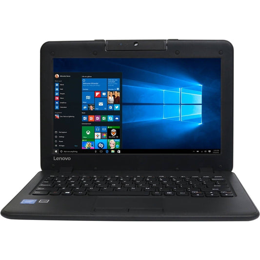 Lenovo N22 80S6 Chromebook 11.6-inch Student Laptop, 4GB RAM, 64GB SSD, Black, Refurbished