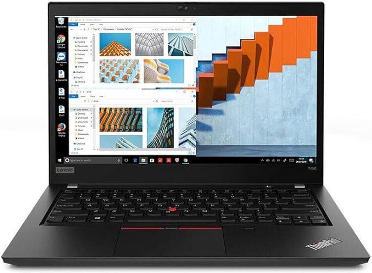 Lenovo ThinkPad T490 | 14" FHD, Intel Core i5 8th Gen, 16GB RAM, 256GB SSD – Refurbished Business Laptop
