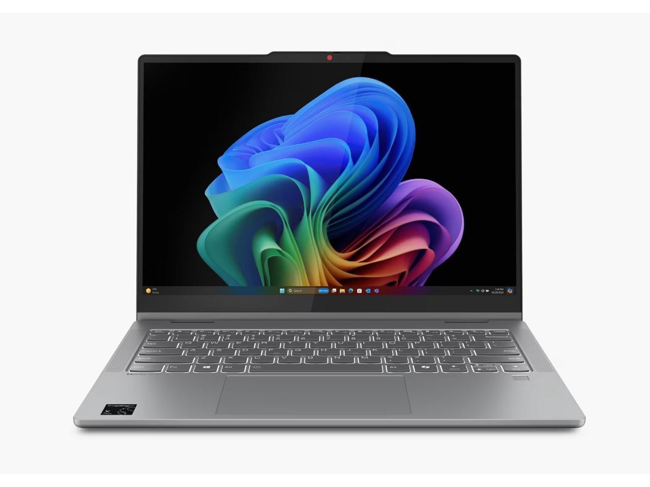 Lenovo IdeaPad 5 Qualcomm Touchscreen Laptop | 14" FHD, 8GB RAM, 256GB SSD, Windows 11 – Refurbished (Gray)